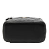 Secondhand Chanel Small Lambskin Top Handle Vanity Case with Chain