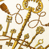 Hermès Keys Les Cles Silk Scarf Secondhand