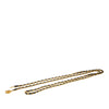 Secondhand Chanel Gold Plated CC Leather Woven Chain Belt