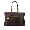 Fendi Iridescent Leather Chain Tote Secondhand