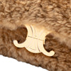 Celine Shearling Triomphe Shoulder Bag Secondhand