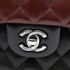 Chanel Medium Classic Tricolor Lambskin Double Flap Secondhand