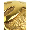 Chanel CC Gold Plated Round Brooch Secondhand