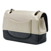 Chanel Medium Classic Bicolor Caviar and Iridescent Calfskin Double Flap Secondhand