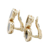 Bvlgari 18K Yellow Gold Onyx Bvlgari Clip On Earrings Secondhand