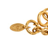 Chanel CC Gold Plated Station Chain Long Necklace Secondhand
