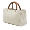 Gucci Medium Calfskin Bamboo Shopper Satchel Secondhand