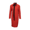 Secondhand Gianni Versace Wool Dress with Ribbon