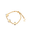Secondhand Louis Vuitton Gold Plated Gamble Strass Bracelet
