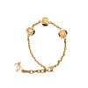 Secondhand Louis Vuitton Gold Plated Gamble Strass Bracelet