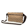 Gucci GG Canvas Double Pocket Belt Bag Secondhand