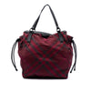 Burberry Supernova Check Nylon Buckleigh Tote Secondhand