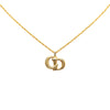 Secondhand Dior Gold Plated CD Logo Pendant Necklace
