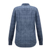 CC Collection Corneliani Dark Blue Patterned Shirt, Size 40 IT Secondhand