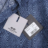CC Collection Corneliani Dark Blue Patterned Shirt, Size 40 IT Secondhand