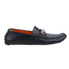 HERMES Irving Leather Driving Moccasins in Black Collier de Chien for Men, Size 42 EU Secondhand