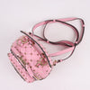 Valentino Garavani Rockstud Spike Leather 2Way Backpack in Pink Secondhand