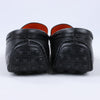 HERMES Irving Leather Driving Moccasins in Black Collier de Chien for Men, Size 42 EU Secondhand