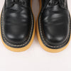 Bottega Veneta The Bounce Leather Short Boots in Black x Mustard, Size 39 EU Secondhand