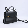 Secondhand Delvaux Tempête PM Leather 2Way Crossbody Bags in Black