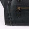 CELINE Luggage Micro Leather Handbag in Black Secondhand