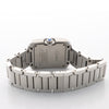 Cartier Tank Anglaise W4TA0003 3485312740UX SS QZ Silver-Face Watch Secondhand
