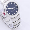 Bvlgari Lucea LU28S L4136 SS QZ Blue-Face Watch Secondhand
