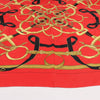 Hermès Carré 90 " Eperon d'or" Silk handkerchief in Red Secondhand