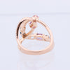 Secondhand Collection Privée Diamond Ring in Multicolor K18PG 5.3g 129 S008 D026