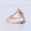 Collection Privée Diamond Ring in Multicolor K18PG 5.3g 129 S008 D026 Secondhand