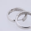 Secondhand Collection Privée Diamond Earrings K18WG 4.4g 1.0 ct