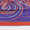 Hermès Carré 90 Fouets et Badines" 100% Silk Scarf in Purple Secondhand