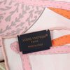 Louis Vuitton "up AND away" M77661 100% Silk Scarf in Pink GM1213 Secondhand