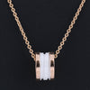 Bvlgari B.Zero 1 Necklace 750 (PG) × Ceramic 12.1g 346082 Secondhand