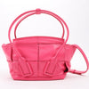 Bottega Veneta Arco Mini Paper Calfskin Maxi Intrecciato 2Way Handbag in Pink (Marketplaces) Secondhand