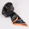 Hermès Carré 90 "COMPLICATION EQUESTRE" 100% Silk Scarf in Black Secondhand