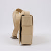 Bottega Veneta Maxi Intrecciato Cassette Leather Shoulder Bag in Beige Secondhand