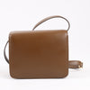 Celine Classic Box Small Leather Shoulder Bag in Brown Secondhand