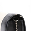 Celine Frame Evening Leather Chain Shoulder Bag in Black × White (Marketplaces) Secondhand