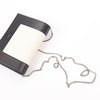 Celine Frame Evening Leather Chain Shoulder Bag in Black × White (Marketplaces) Secondhand