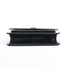 Saint Laurent Paris Sunset Mock Croc Shoulder Bag in Black Secondhand