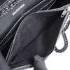 Balenciaga Hourglass Mock Croc Shoulder bag in Black Secondhand