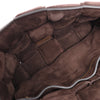 Bottega Veneta Padded Chain Cassette Maxi Intrecciato Suede Shoulder Bag in Brown Secondhand
