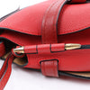 LOEWE Gate Soft Grain Leather Mini Crossbody Bag Scarlet Red Burnt Red Secondhand