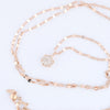 Collection Privée Rose Gold (18k) chain and pendant set with 11 natural diamonds Secondhand