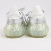 Jimmy Choo Diamond Leather Sneakers in White x Silver, Size 38 EU Secondhand