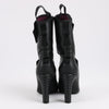 Fendi Leather Ankle Boots in Black, Size 38 EU Secondhand
