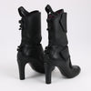 Fendi Leather Ankle Boots in Black, Size 38 EU Secondhand