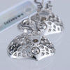 Secondhand Collection Privée Black diamond Earrings K18WG 10.6g, 2.45 ct