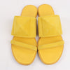 HERMES Kaia Suede Sandals in Yellow Gold, Size 36.5 EU Secondhand
